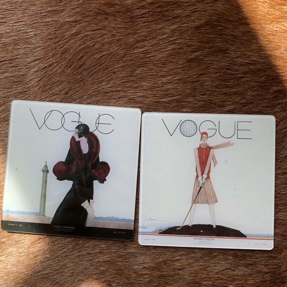 Vogue Fashion Coasters Set for cups or glasses